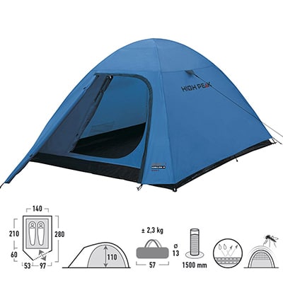 High Peak Kiruna 2 blue grey