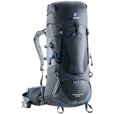 Deuter Aircontact Lite 40 + 10 black-graphite