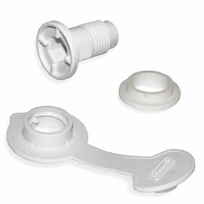Coleman ODP 0513 Drain Assembly for Xtreme Coolers 6263 white