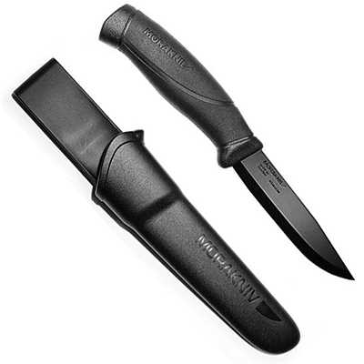 Morakniv 12553 Companion Black Blade Stainless Steel