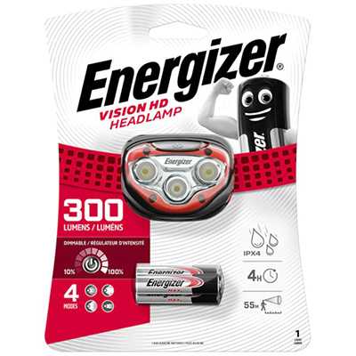 Energizer Vision HD Headlamp 300 Lumens