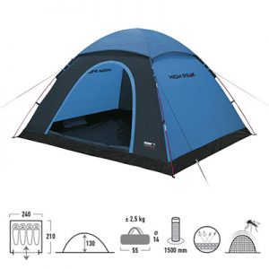 High Peak Monodome XL blue-grey