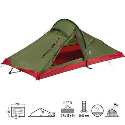 High Peak Siskin 2.0 pesto-red