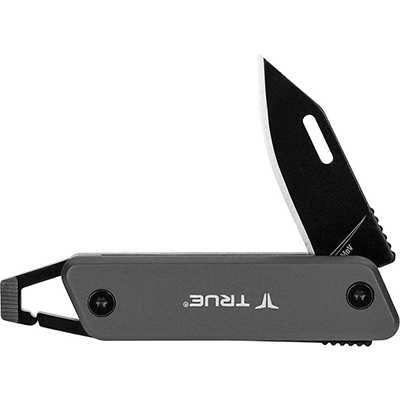 True Utility Modern Keychain Knife grey