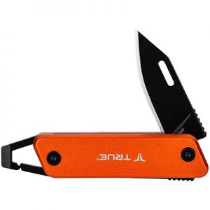 True Utility Modern Keychain Knife orange