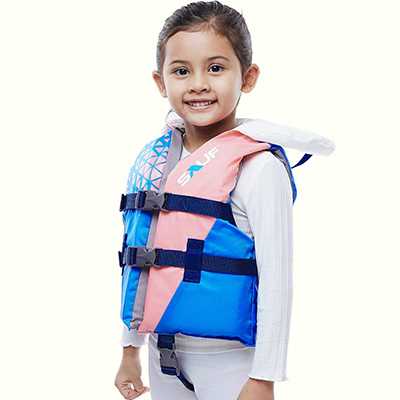 Sauf ODP 0587 Hénna Kids Life Vest 14 – 27 KG peach blue