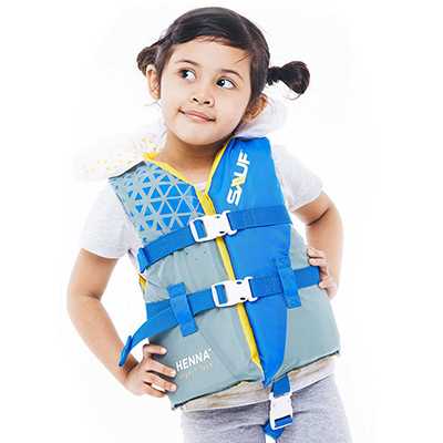 Sauf ODP 0588 Hénna Kids Life Vest 14 – 27 KG yellow blue