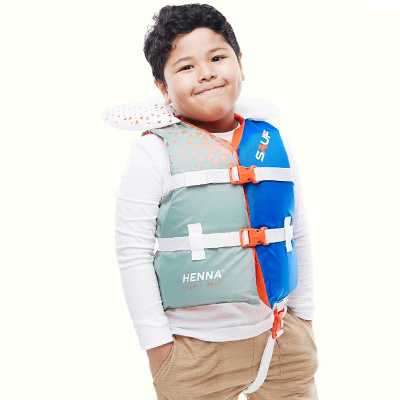 Sauf ODP 0589 Hénna Kids Life Vest 27 – 41 KG orange blue