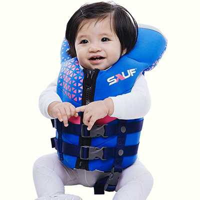 Sauf ODP 0593 Neovi Baby Life Jacket Under 14 KG pink blue