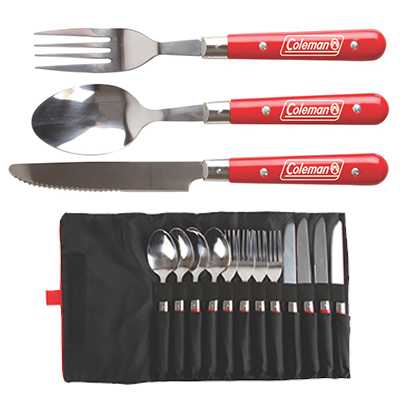 Coleman Rugged 12-Piece Stainless Steel Utensil Set