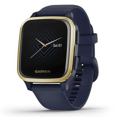 Garmin Venu Sq Music navy light gold