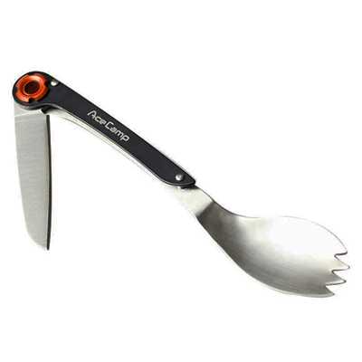Ace Camp Folding Cutlery Knife + Spork