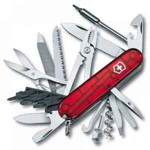Victorinox 1.7775.T Cybertool 41 red translucent