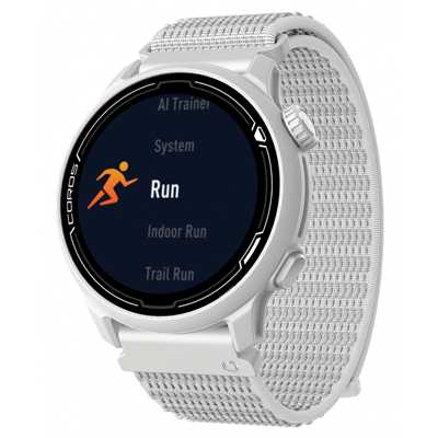 Coros PACE 2 Premium GPS Sport Watch white nylon