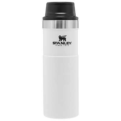 Stanley Classic Trigger Action Travel Mug 16oz polar white