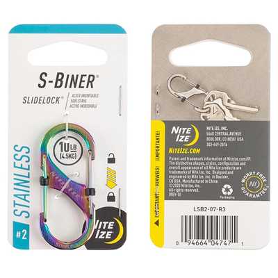 Nite Ize S-Biner Slidelock #2 spectrum