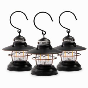 Barebones Edison Mini Lantern 3-Pack antique bronze