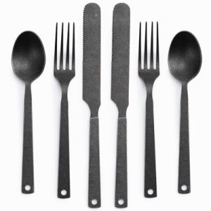 Barebones Flatware Set of 2 matte
