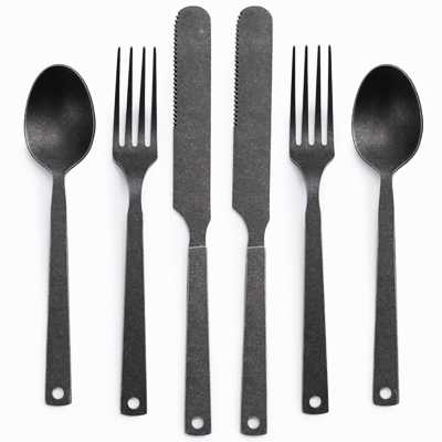 Barebones Flatware Set of 2 matte
