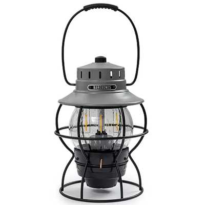 Barebones Railroad Lantern slate gray