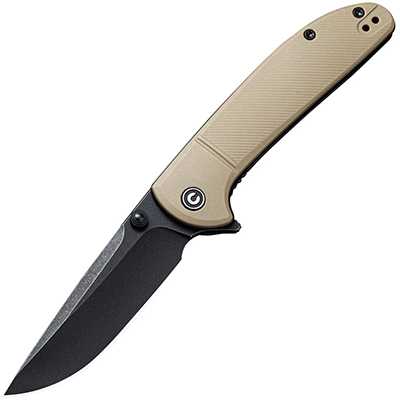 Civivi Badlands Vagabond Tan Color Fiber-Glass Reinforced Nylon Handle C2019A