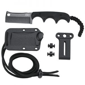 CRKT Minimalist Cleaver Blackout with G-10 Handle Design By Alan Folts