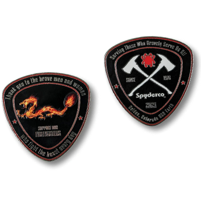 Spyderco Fire Dragon Coin 2021