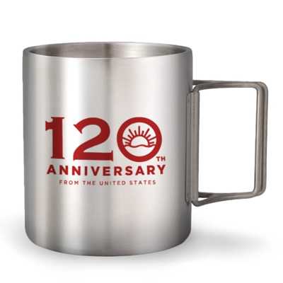 Coleman ODP 0633 Double Stainless Mug 120th Yrs Limited Edition 2021 350ml red