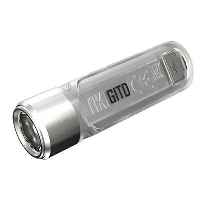 Nitecore TIKI GITD Blue Flashlight