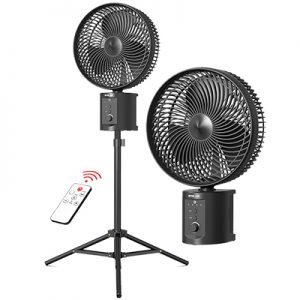 Opolar 10 Inch 20000mAh Tripod Fan WH91 black
