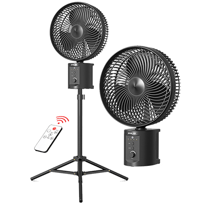 Opolar 10 Inch 20000mAh Tripod Fan WH91 black