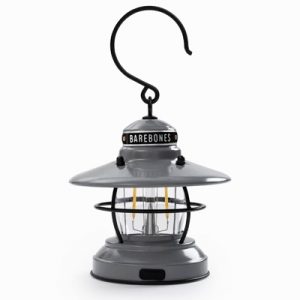 Barebones Edison Mini Lantern slate gray