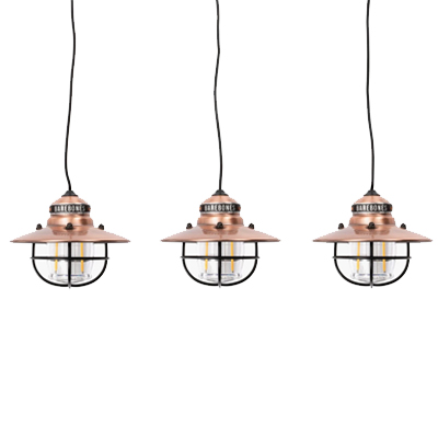 Barebones Edison Pendant String Lights copper