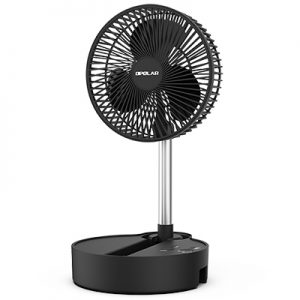 Opolar Folding Battery Stand Fan WH71 black