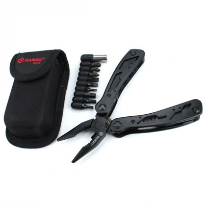 Ganzo G104 Full Size Black Multitool Plier
