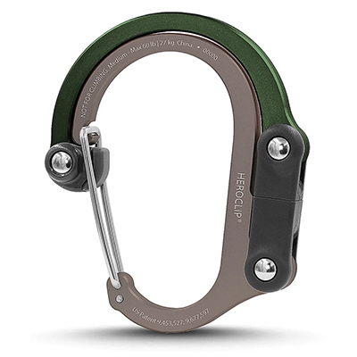 Heroclip Medium Forest Green Gear Clip