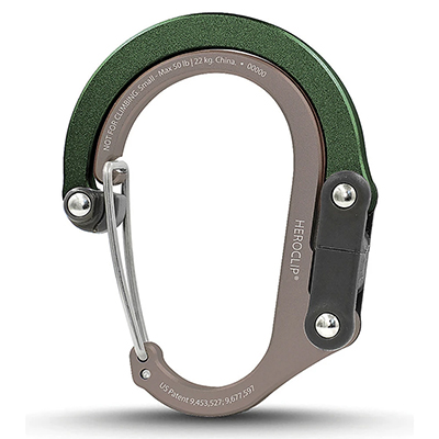 Heroclip Small Forest Green Gear Clip