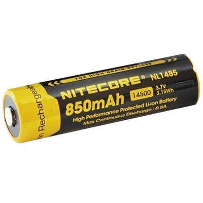 Nitecore 14500 850mAh Rechargeable Li-ion Battery NL1485