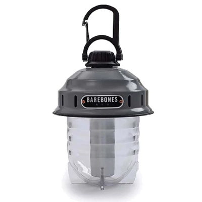 Barebones Beacon Hanging Lantern Light slate gray