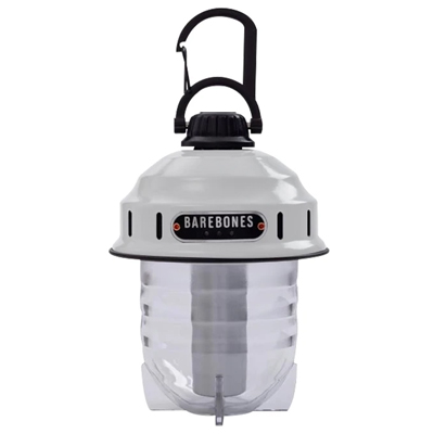 Barebones Beacon Hanging Lantern Light vintage white