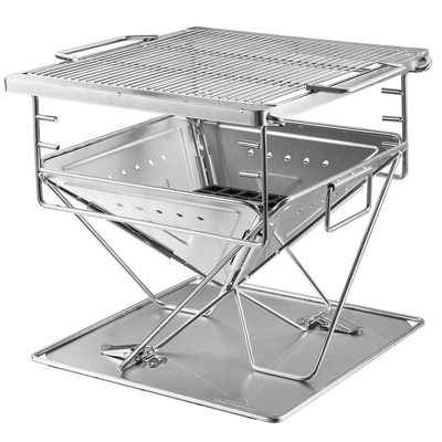 Campingmoon MT-035 Foldable Barbecue Grill Large