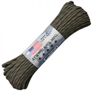Atwood Rope MFG Paracord 550 Type 7 Strands 100 Feet Code Talker