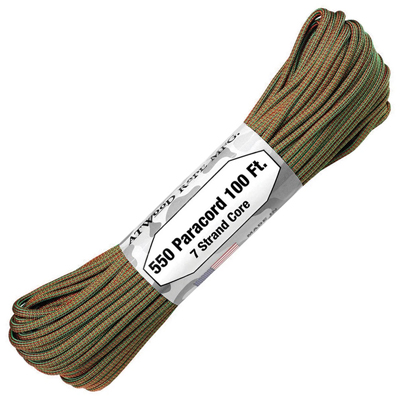 Atwood Rope MFG Paracord 550 Type 7 Strands 100 Feet Hummingbird