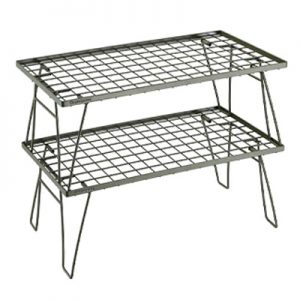 Campingmoon T-233-2T Foldable Mesh Stackable Table khaki