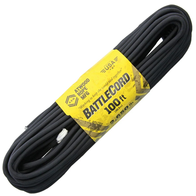 Atwood Rope MFG Battlecord 7 Strands 100 Feet Black