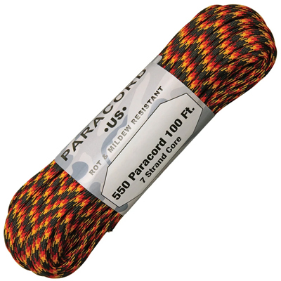 Atwood Rope MFG Paracord 550 Type 7 Strands 100 Feet Oktoberfest