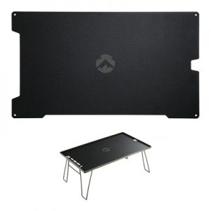 Campingmoon T-2308 Aluminium Plate black