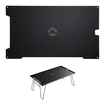 Campingmoon T-2308 Aluminium Plate black