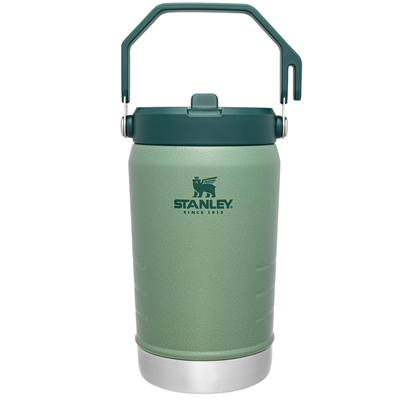 Stanley Classic Iceflow Flip Straw Jug 40oz hammertone green