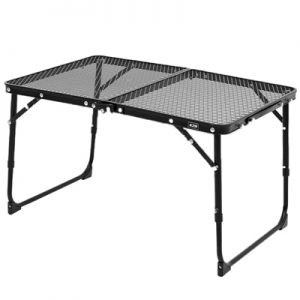 KZM Iron Mesh Slim Mini Table black